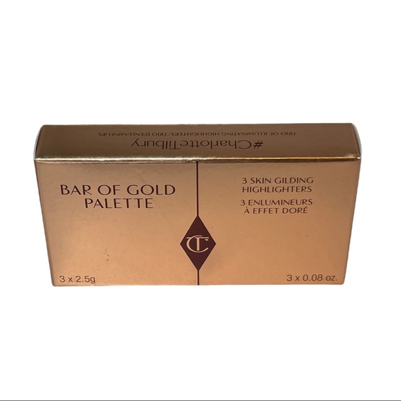 *SALE* NWT CHARLOTTE TILBURY BAR OF GOLD HIGHLIGHTER PALETTE - Picture 3 of 7